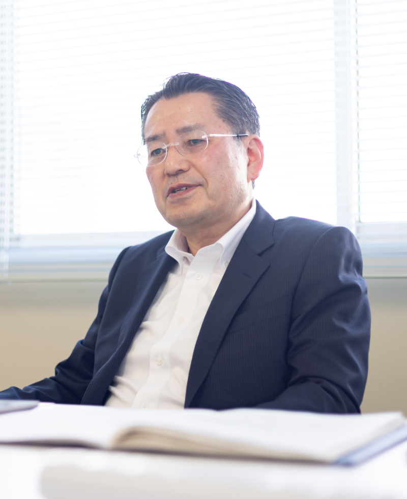 取締役会長阿部一志の写真